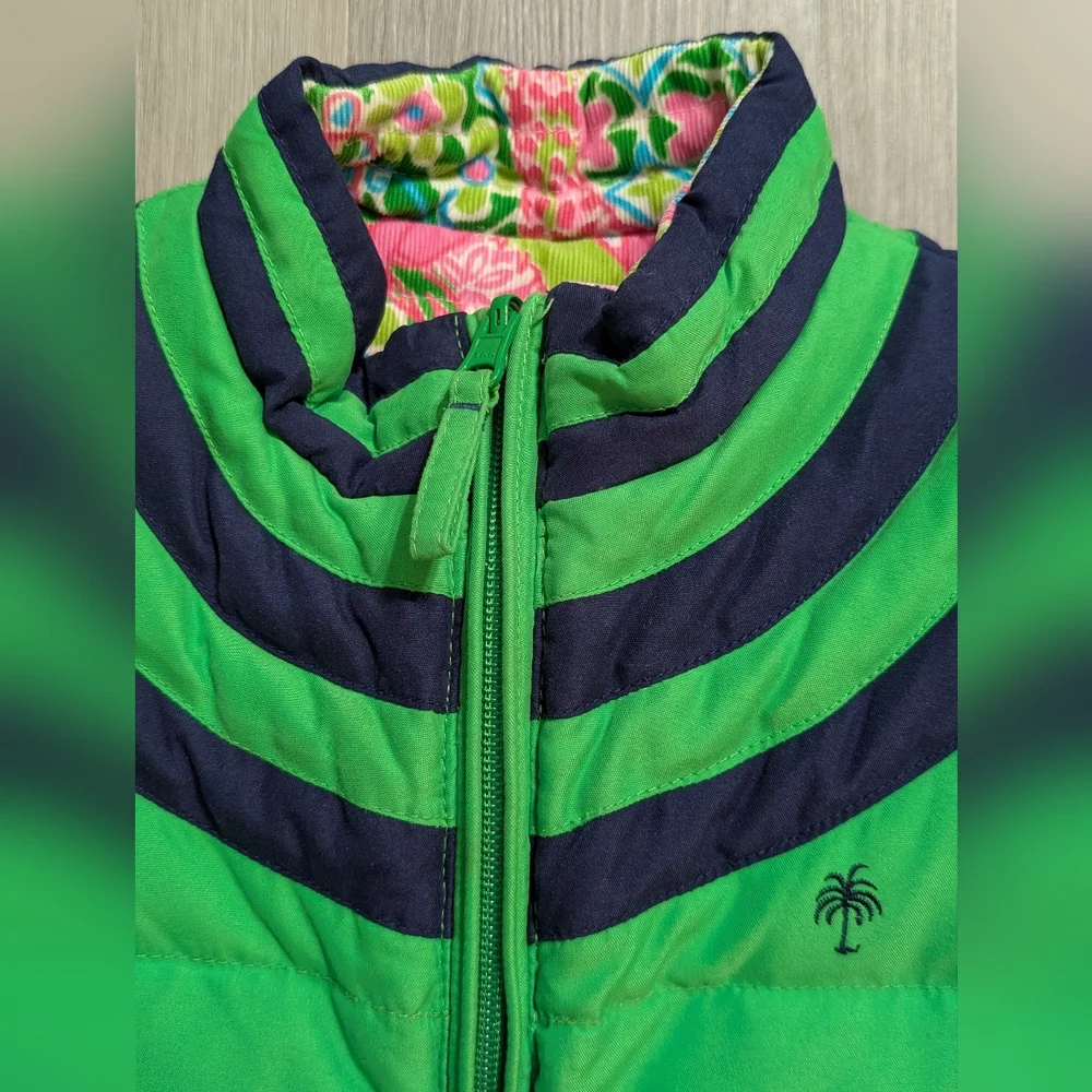 Lilly Pulitzer Reversible Colorful Kids Vest - 7 - Preloved - Picture 11 of 13
